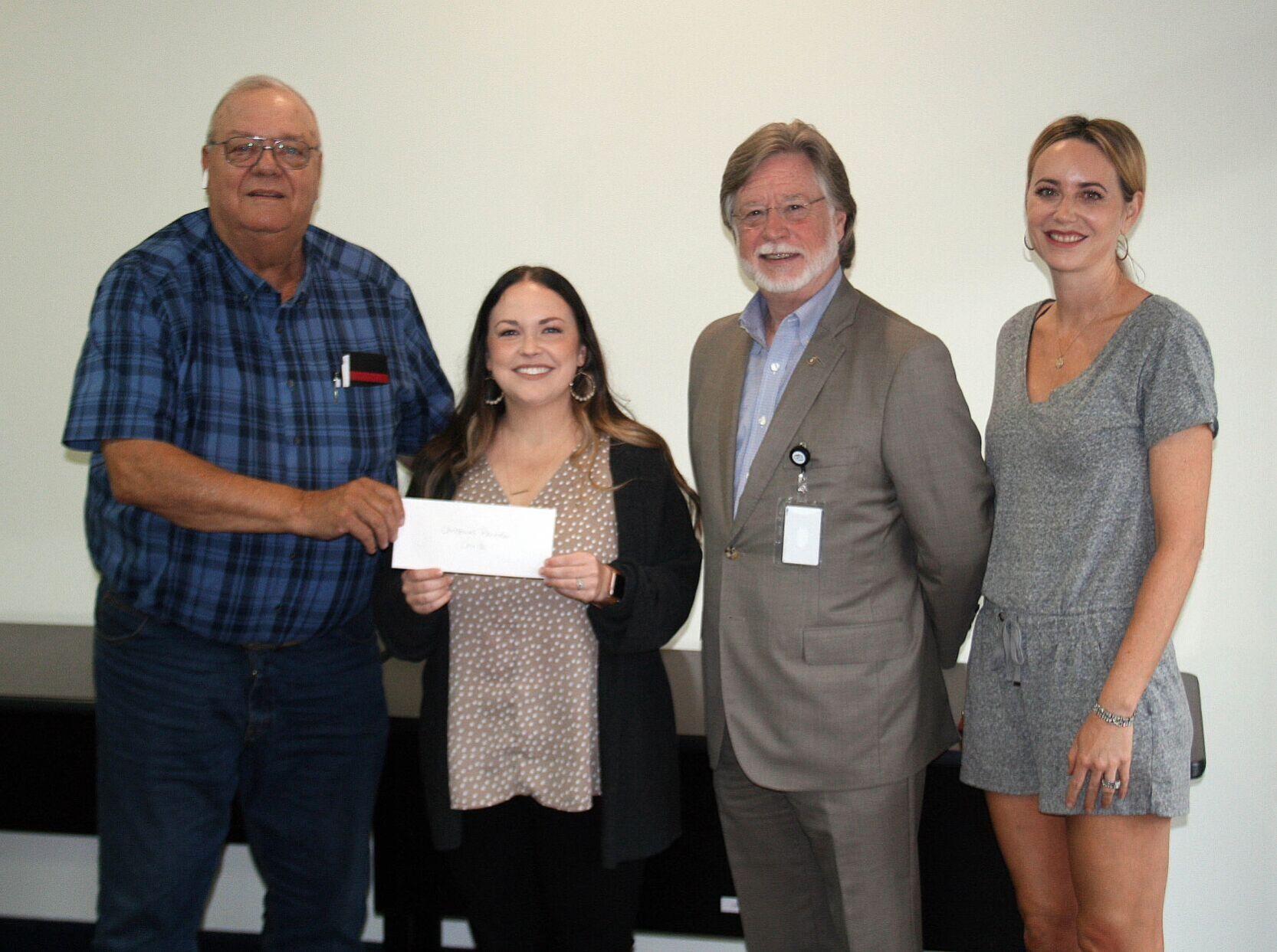 Check presentation to DDA